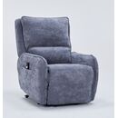 Zen Πολυθρόνα Relax Lift 81,5x96x105εκ. με Ηλεκτρική Ανάκλιση Γκρι Σκούρο Ύφασμα