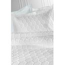 Σετ 3τμχ Κουβερλί Hive White 250x240 guy Laroche  100% Microsatin
