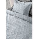 Σετ 3τμχ Κουβερλί Hive Silver 250x240 guy Laroche  100% Microsatin
