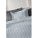 Σετ 3τμχ Κουβερλί Hive Silver 250x240 guy Laroche  100% Microsatin