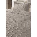 Σετ 3τμχ Κουβερλί Hive Taupe 250x240 guy Laroche  100% Microsatin