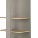 Auriol Ανοιχτή Ντουλάπα 54x35x183εκ. Rookwood oak / Grege