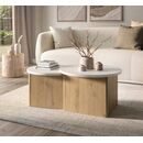 Eclypse Τραπεζάκι Σαλονιού 96x60x38/35εκ. Artisan oak / Grege