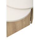 Eclypse Τραπεζάκι Σαλονιού 96x60x38/35εκ. Artisan oak / Grege