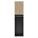 Nael Ντουλάπα με 1 Πόρτα 100x60x200εκ.  Rookwood oak