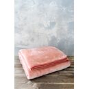Κουβέρτα Βελουτέ Μονή 160x220 Coperta - Pink