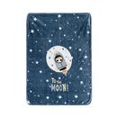 Κουβέρτα Βελουτέ Μονή 160x220 - to the Moon