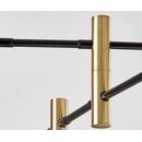 Se21-ha-4 Haruto Black and Gold Pendant Opal 83x45cm  E27*4  max 60w Ip20  2 Years Warranty