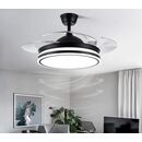 Se led 36 Fama Black fan 105x35cm 36w Ip20 3cct 2 Years Warranty