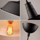 Se21-bl-35 Space Pendant Lamp Black e27 35x100cm Ip20 220v 2 Years Warranty
