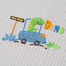 ΚΟΥΒΕΡΤΑ ΠΙΚΕ ΚΟΥΝΙΑΣ 110X140 ADAM HOME  DINO GREY