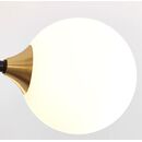 Se21-ha-6 Haruto Black and Gold Pendant Opal 83x55cm E27*6 Max60w Ip20 2 Years Warranty