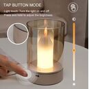 Se led 13 Yuri Black Table Battery Lamp led Rechargeable 8,5x13cm 3w 3000k Charging Time : 4 ho