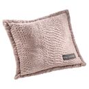Ριχτάρι Crusty old Pink 130x170 + Διακοσμητικό Μαξιλάρι guy Laroche  100% Polyester art fur Ultrasoft