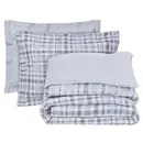 Das Home σετ Σεντονια Μονα με Λαστιχο Casual 5431 Grey