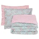 Das Home σετ Σεντονια Υπερδιπλα με Λαστιχο Casual 5428 Mint, Rose