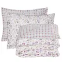 Das Home σετ Σεντονια King Happy 9675 Ivory, Lilac