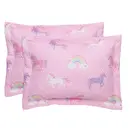 Das Kids Ζευγος Μαξιλαροθηκες 4929 Pink, Purple