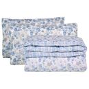 DAS HOME ΣΕΤ ΠΑΠΛΩΜΑΤΟΘΗΚΗ ΜΟΝΗ FLANNEL 9637 BLUE, TAUPE
