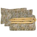 DAS HOME ΣΕΤ ΠΑΠΛΩΜΑΤΟΘΗΚΗ ΜΟΝΗ HAPPY 9651 IVORY, OCHRE, TAUPE