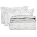 DAS HOME ΣΕΝΤΟΝΙΑ ΣΕΤ ΥΠΕΡΔΙΠΛΑ PRESTIGE 1685 ECRU, GREEN