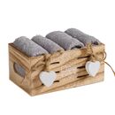 DAS HOME ΣΕΤ ΠΕΤΣΕΤΕΣ 4ΤΕΜΑΧΙΩΝ SOFT 4005 GREY