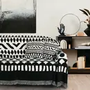 DAS HOME ΜΑΞΙΛΑΡΙ ΦΙΓΟΥΡΑΣ 40Χ40 0277 BLACK, CREAM