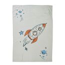 DAS BABY ΚΟΥΒΕΡΤΑ FLEECE 80X110 BABY FUN 4912 BLUE, GREY, ORANGE