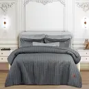 Κουβερλί king size 230x250 greenwich polo club essential 3465 Γκρι Σκούρο 100% microfiber