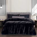 GREENWICH POLO CLUB ΚΟΥΒΕΡΤΑ VELOUR ΜΟΝΗ 3440 ΜΑΥΡΟ