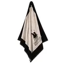 GREENWICH POLO CLUB ΠΕΤΣΕΤΑ ΘΑΛΑΣΣΗΣ 90Χ180 3858 BLACK, ECRU