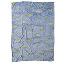 DAS BABY ΚΟΥΒΕΡΤΑ FLEECE 110Χ150 RELAX 4863 ΚΙΤΡΙΝΟ, ΜΠΛΕ