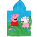 ΠΟΝΤΣΟ ΘΑΛΑΣΣΗΣ 50Χ115 PEPPA PIG 5869 ΓΑΛΑΖΙΟ, ΠΡΑΣΙΝΟ, ΡΟΖ