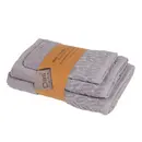 Das Home σετ Πετσετες 3τεμαχιων Best 0785 Grey