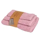 Das Home σετ Πετσετες 3τεμαχιων Best 0791 Pink