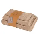 Das Home σετ Πετσετες 3τεμαχιων Best 0792 Taupe