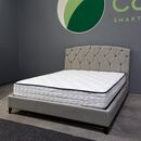 [Product / Title] Μονάδα Ανεξάρτητων Ελατηρίων 7 Ζωνών Στήριξης είναι η Τεχνολογία του 21ου Αιώνα. τα Ελατήρια 7 Ζωνών Στήριξης Είναι Τοποθετημένα σε Χωριστές Υφασμάτινες Θήκες και δεν Είναι Ενωμένα Μεταξύ Τους. Αυτή η Τεχνική Επιτρέπει στα Ελατήρια να Λειτουργούν το ένα Ανεξάρτητα από το Άλλο, και Έτσι οι Κινήσεις του Ενός Ατόμου να μην Ενοχλούν το Δεύτερο Άτομο που Ξαπλώνει Στην Άλλη Πλευρά του Κρεβατιού. Επιπλέον, οι 7 Ζώνες Στήριξης Εγγυώνται την Σωστή Κατανομή του Βάρους Προσφέροντας Απαράμιλλη Αίσθηση Ξεκούρασης.