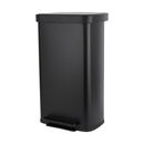 Estia Καδος Απορριματων Flatop Soft Close 70lt ματ Μαυρος