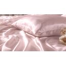 Μεταξωτή Μαξιλαροθήκη Beauty Sleep Pudra 50χ70 Feel and Touch  100% Mulberry Silk