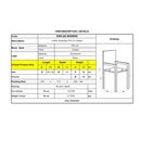 Lara Πολυθρόνα pro Dining Στοιβαζόμενη, alu Silver, pp - uv Protection Απόχρωση Εκρού σετ 40 τμχ