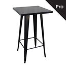 Relix Τραπέζι bar-Pro, Μέταλλο Βαφή Antique Black
