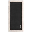 Πετσέτα Θαλάσσης Caribbean Black 80x170 Feel and Touch  60% Cotton - 40% Polyester