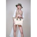 Τσάντα Χειρός Caribbean Ammos - Khaki Feel and Touch  100% Cotton