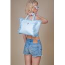 Τσάντα Χειρός Caribbean Ciel Feel and Touch  100% Cotton