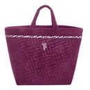 Τσάντα Παραλίας Icon Aubergine Feel and Touch  88% Polyester - 12% Poliammide