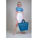 Τσάντα Παραλίας Icon Ocean Blue Feel and Touch  88% Polyester - 12% Poliammide