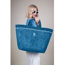 Τσάντα Παραλίας Icon Ocean Blue Feel and Touch  88% Polyester - 12% Poliammide