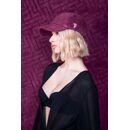 Καπέλο Jockey Icon Aubergine Feel and Touch  88% Polyester - 12% Poliammide