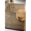 Χαλί Zigk Zagk Black 140x200 guy Laroche  50% Jute - 50% Cotton