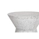 Σκαμπό Biella Terazzo Grey Black (35x35x44) Soulworks 0800001